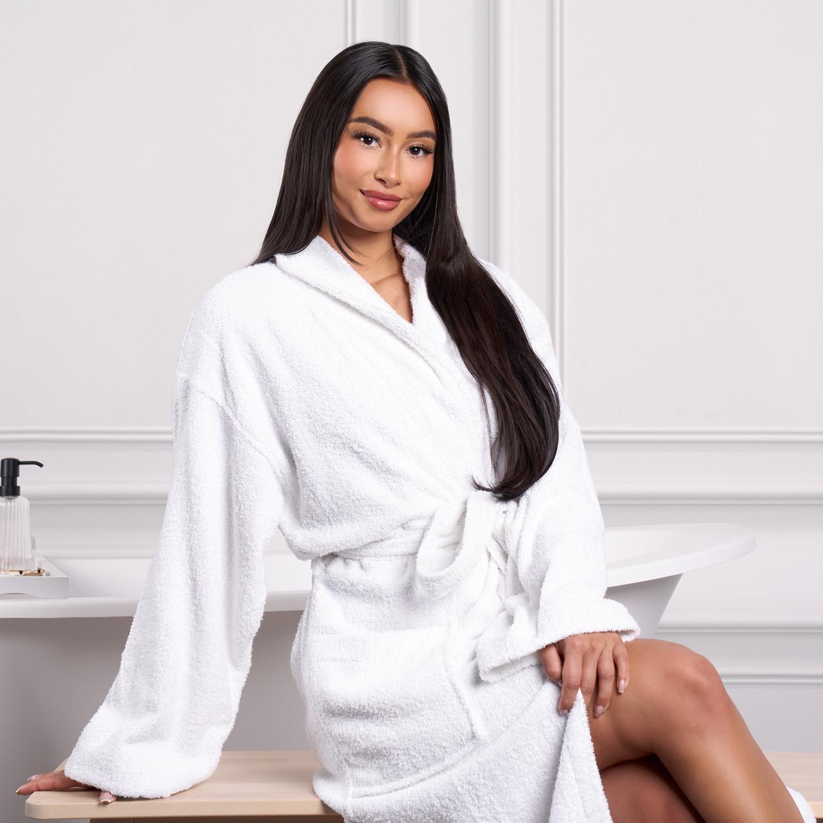 Brentfords Luxury 100% Cotton Bath Robe Terry Towel Soft Dressing Gown Unisex - Toi ‘n’ Moi Ltd