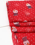 Womens Ladies Christmas Festive Scarf Santa Claus Snowman Print Winter Gifts UK - Toi ‘n’ Moi Ltd