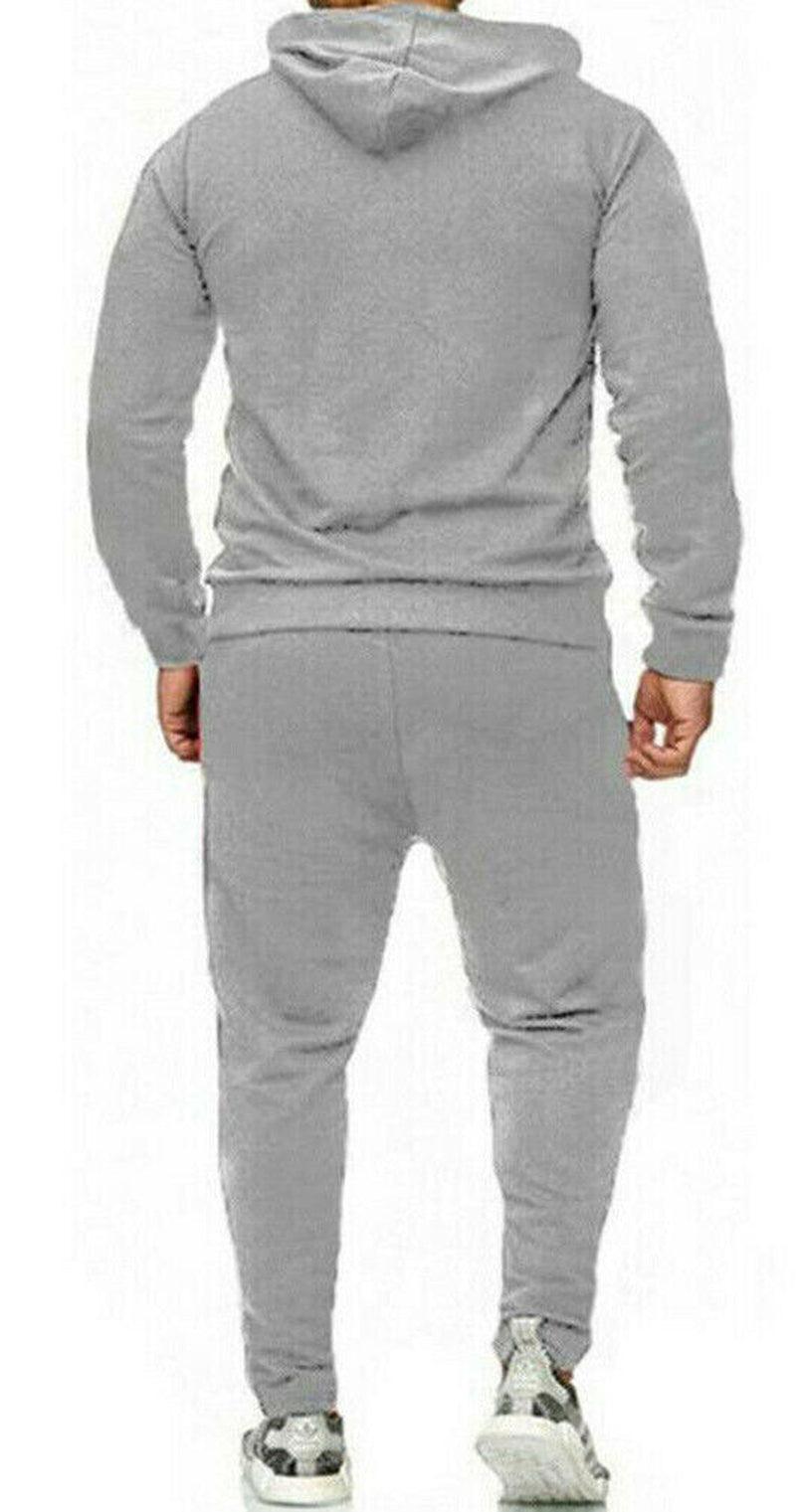 New Mens Pullover Tracksuit Hoodie Jogging Bottoms Set Stretch Sweater Jogger - Toi ‘n’ Moi Ltd
