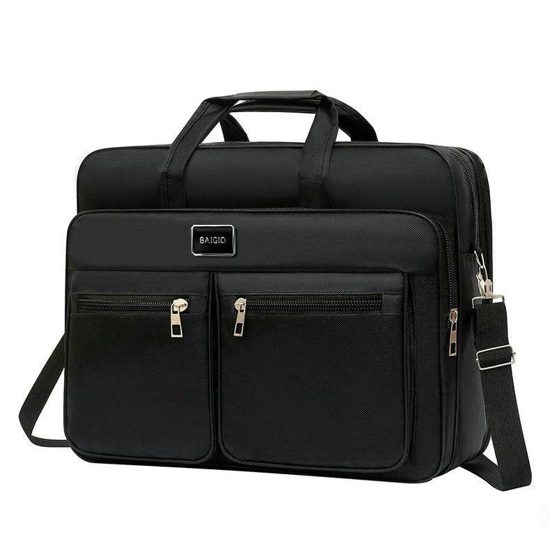 Men Shoulder Messenger Bag Waterproof Travel Business Work Laptop Bag Briefcase - Toi ‘n’ Moi Ltd