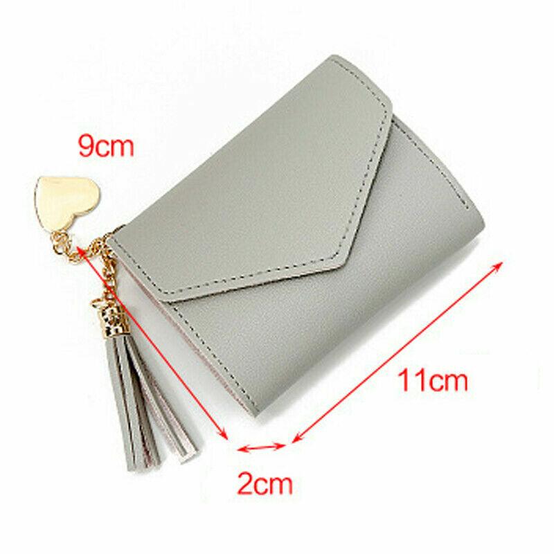 Women Ladies Leather Small Mini Wallet Card Key Holder Cash Coin Purse Clutchbag - Toi ‘n’ Moi Ltd