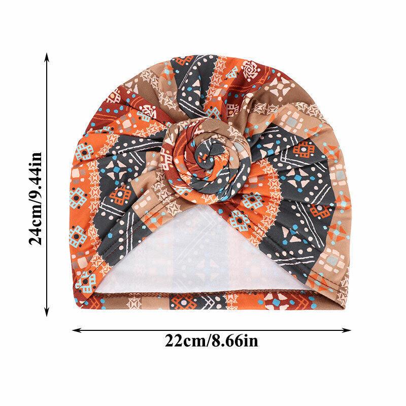 Stretch Turban Hats for Women - African Knot Headwraps Soft Pre Tied Bonnet Hair - Toi ‘n’ Moi Ltd