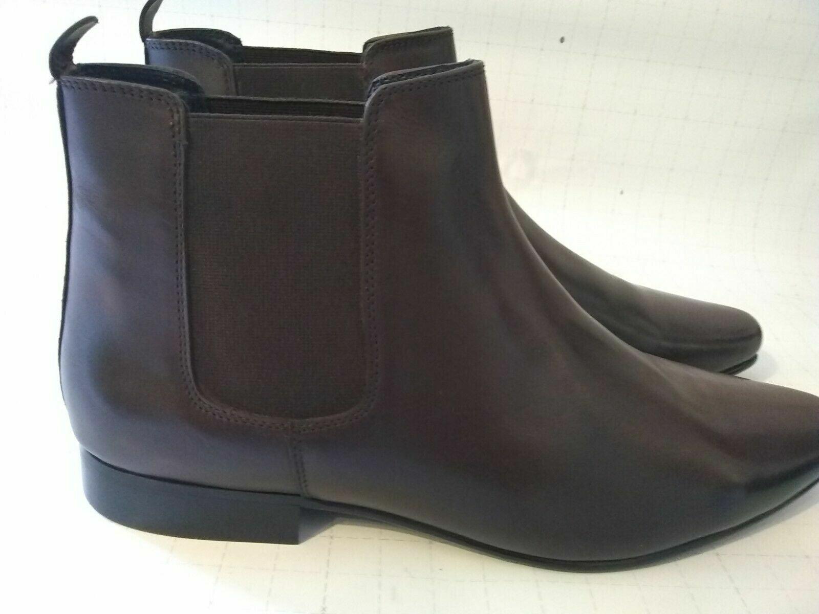 Kurt Geiger KG Harvey Men'S Dark Brown Leather Chelsea Dealer Boots- CHOOSE SIZE - Toi ‘n’ Moi Ltd