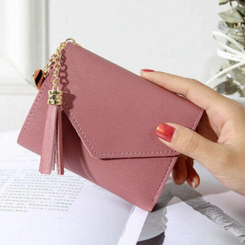Women Ladies Leather Small Mini Wallet Card Key Holder Cash Coin Purse Clutchbag - Toi ‘n’ Moi Ltd