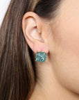 Ae0333-Glitter Epoxy Stud Earrings - Toi ‘n’ Moi Ltd