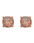 Ae0333-Glitter Epoxy Stud Earrings - Toi ‘n’ Moi Ltd