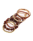 Multicolor Bead Bracelet Set