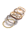 Multicolor Bead Bracelet Set