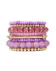 Multicolor Bead Bracelet Set