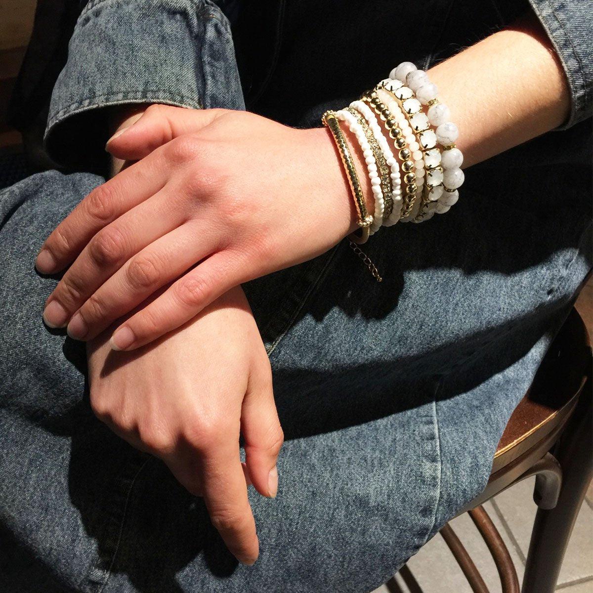 Multicolor Bead Bracelet Set