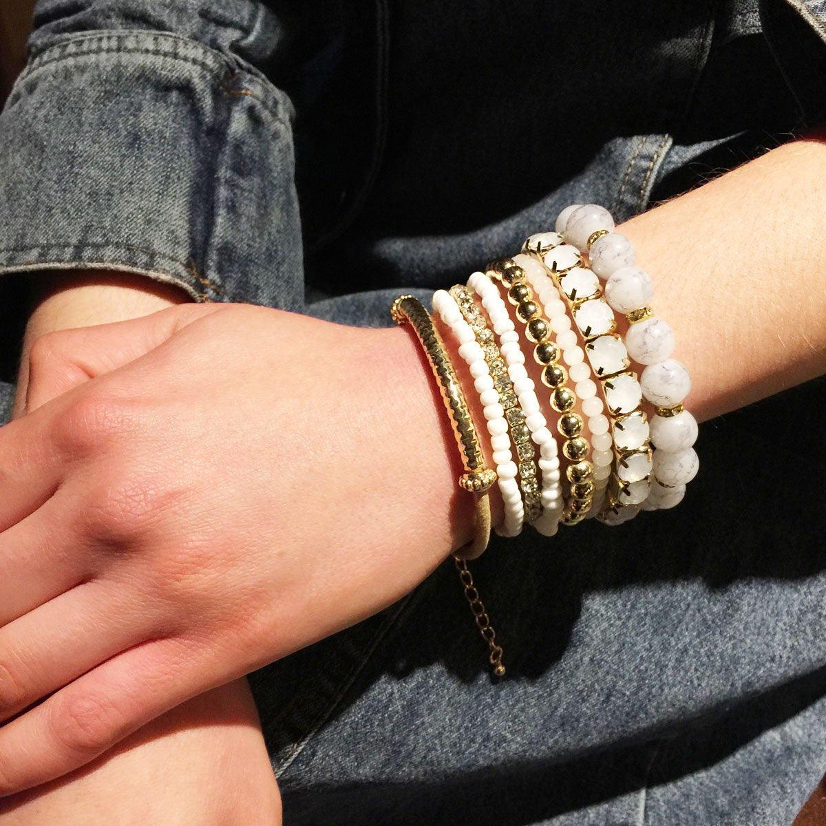 Multicolor Bead Bracelet Set