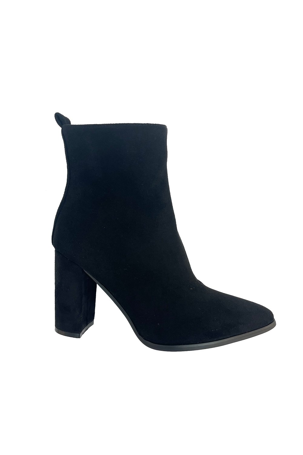 Block Heel Ankle Boots with Zip Detail - Toi ‘n’ Moi Ltd