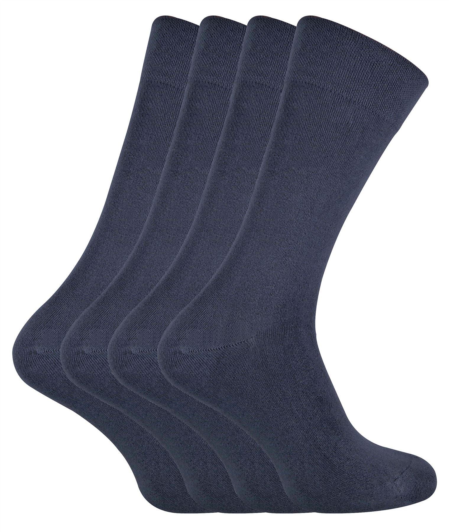 4 PAIRS Mens Bamboo Crew Socks - CR1 - Toi ‘n’ Moi Ltd