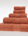 Deyongs Bliss 650gsm Pima Cotton Towels - Burnt Orange - Toi ‘n’ Moi Ltd