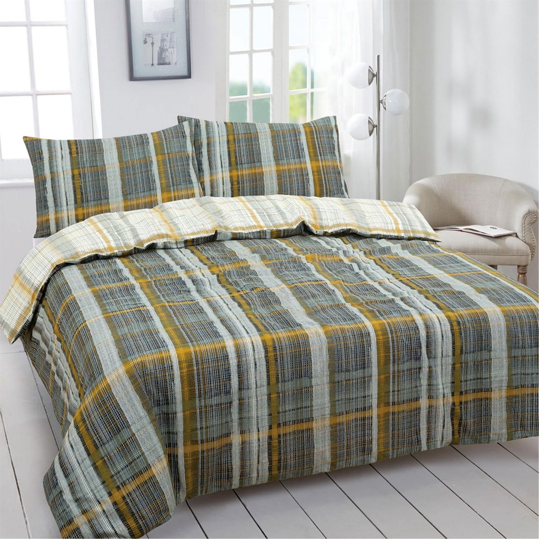 Vantona Clifford Plaid Duvet Cover Set - Toi ‘n’ Moi Ltd