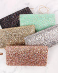 Hdg1883 - Glitter Zipper Wallet