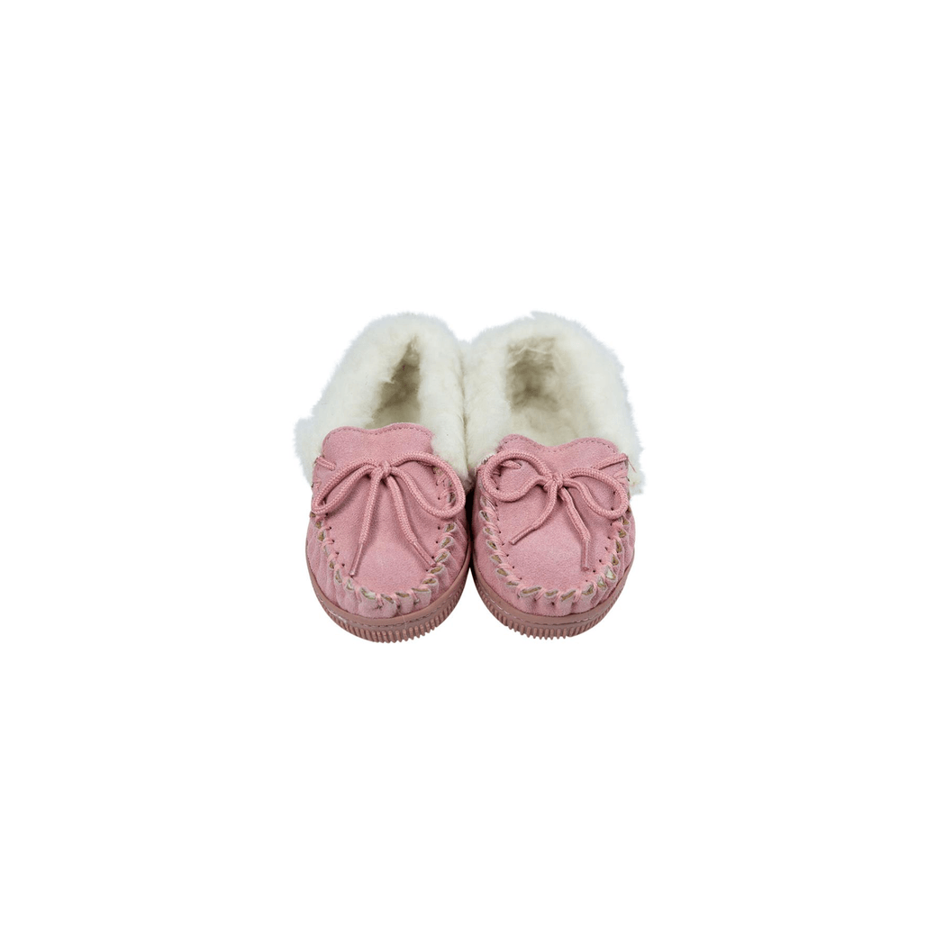 Nordvek Childrens Suede Moccasin Slippers - Rubber Sole - 435-100 - Toi ‘n’ Moi Ltd