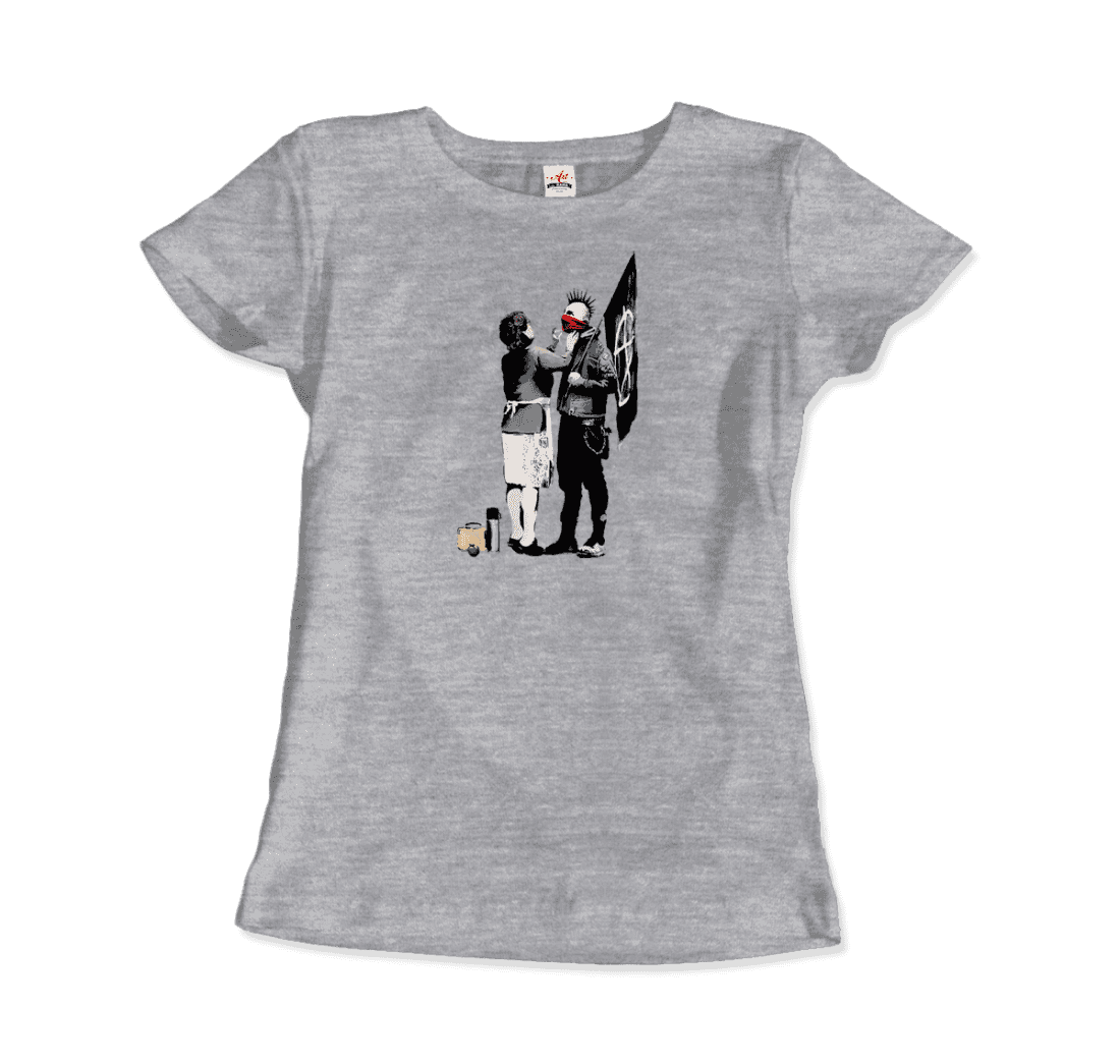 Banksy Anarchist Punk and His Mother Artwork T-Shirt - Toi ‘n’ Moi Ltd