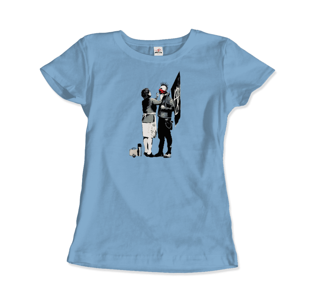 Banksy Anarchist Punk and His Mother Artwork T-Shirt - Toi ‘n’ Moi Ltd