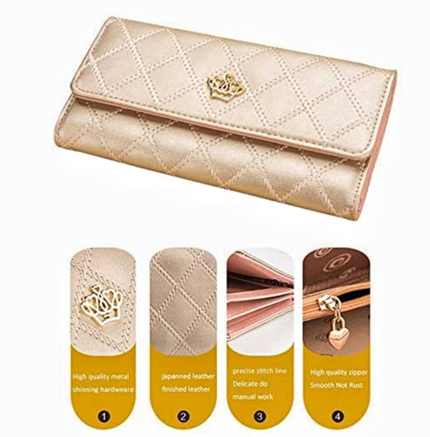 Ladies Leather Wallet Long Purse Phone Card Holder Case Clutch Large Capacity UK - Toi ‘n’ Moi Ltd