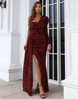 Rayne One Shoulder Sequin Gown