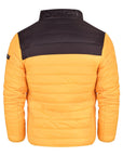 Mens Crosshatch Padded Jacket Inner and Zip Side Pockets Staywarm Contrast Coat - Toi ‘n’ Moi Ltd