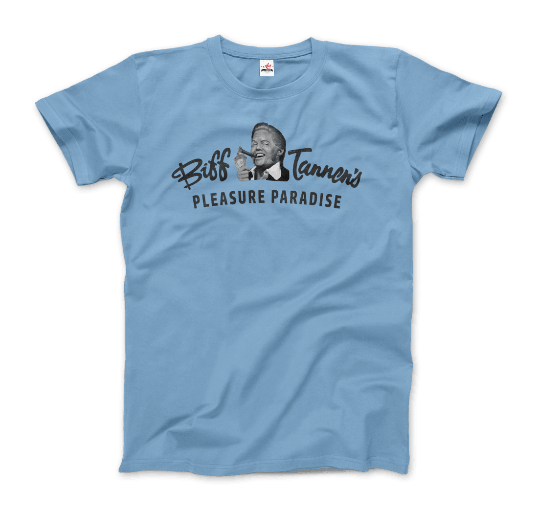 Biff Tannen's Pleasure Paradise Dusted Logo - Back to the Future T-Shirt - Toi ‘n’ Moi Ltd