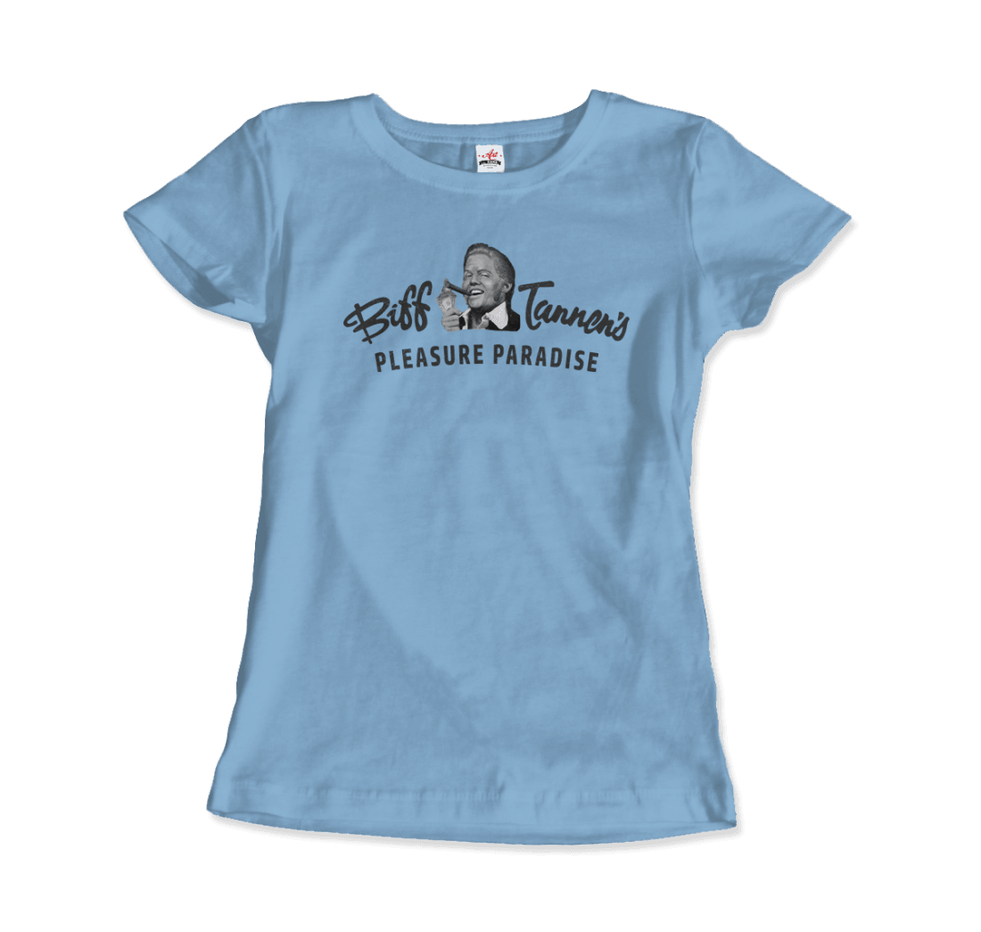 Biff Tannen's Pleasure Paradise Dusted Logo - Back to the Future T-Shirt - Toi ‘n’ Moi Ltd
