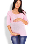  Pregnancy sweater model 123420 PeeKaBoo 