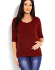  Pregnancy sweater model 123424 PeeKaBoo 