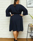  Plus size dress model 168960 Karko 