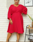  Plus size dress model 168961 Karko 