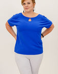  Plus size blouse model 169138 Karko 