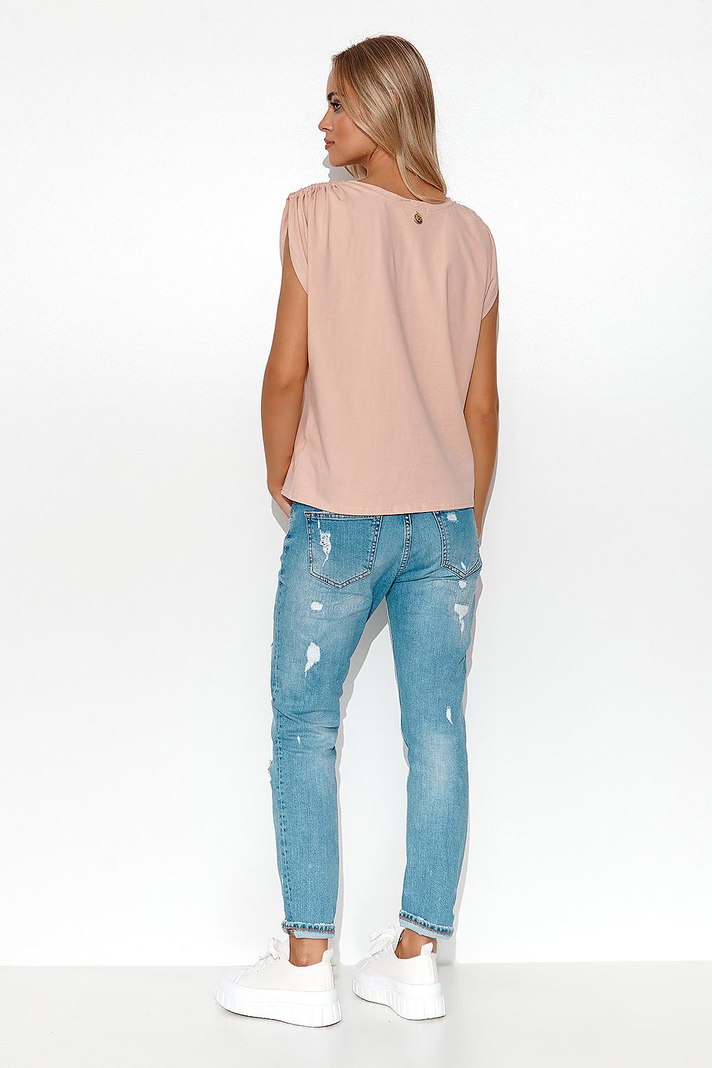 Blouse model 178319 Makadamia - Toi ‘n’ Moi Ltd