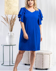  Plus size dress model 178523 Karko 