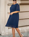  Plus size dress model 180452 Karko 