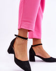 Block heel pumps model 181450 Step in style - Toi ‘n’ Moi Ltd