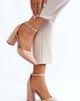 Block heel pumps model 176239 Step in style - Toi ‘n’ Moi Ltd