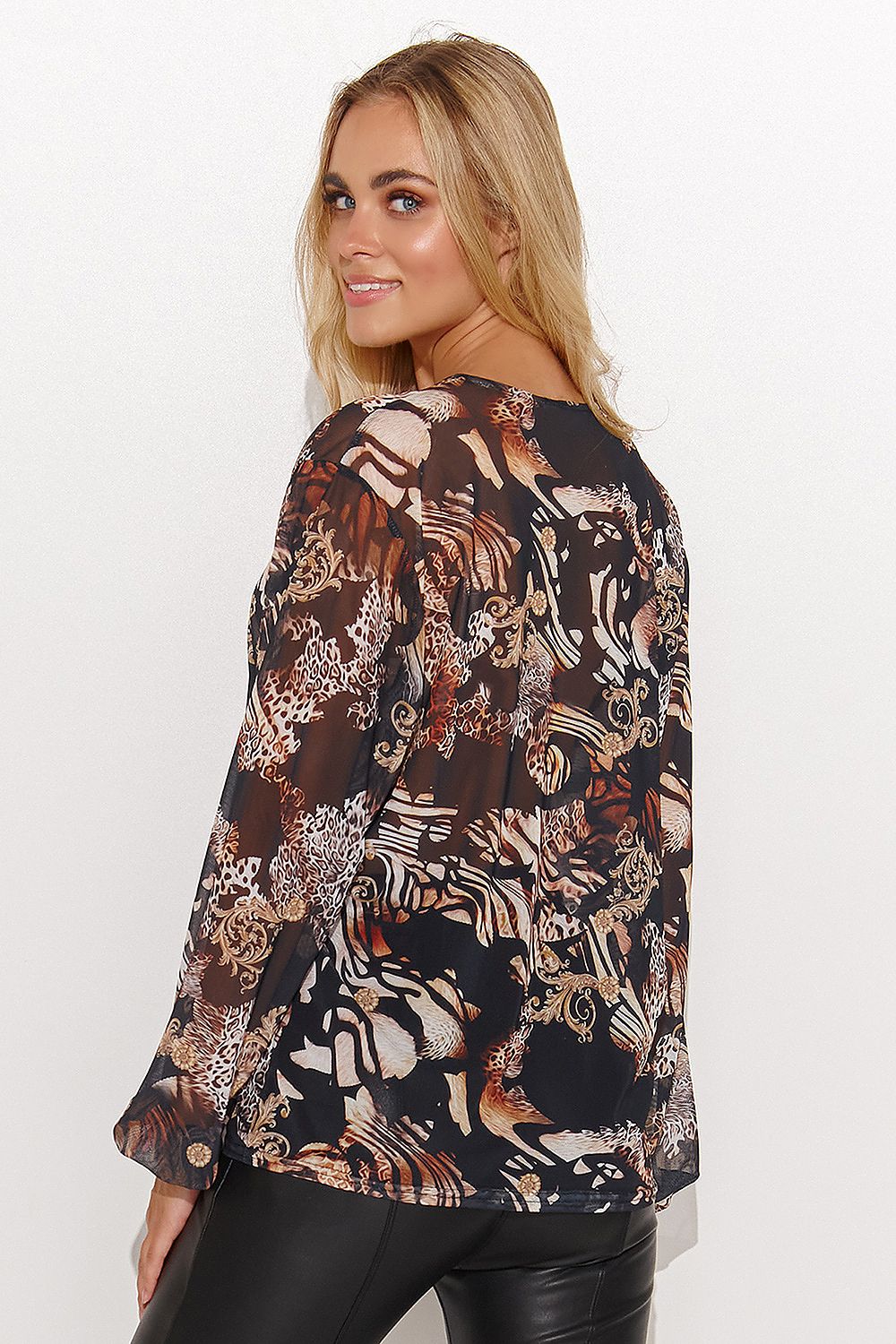 Blouse model 184381 Makadamia - Toi ‘n’ Moi Ltd