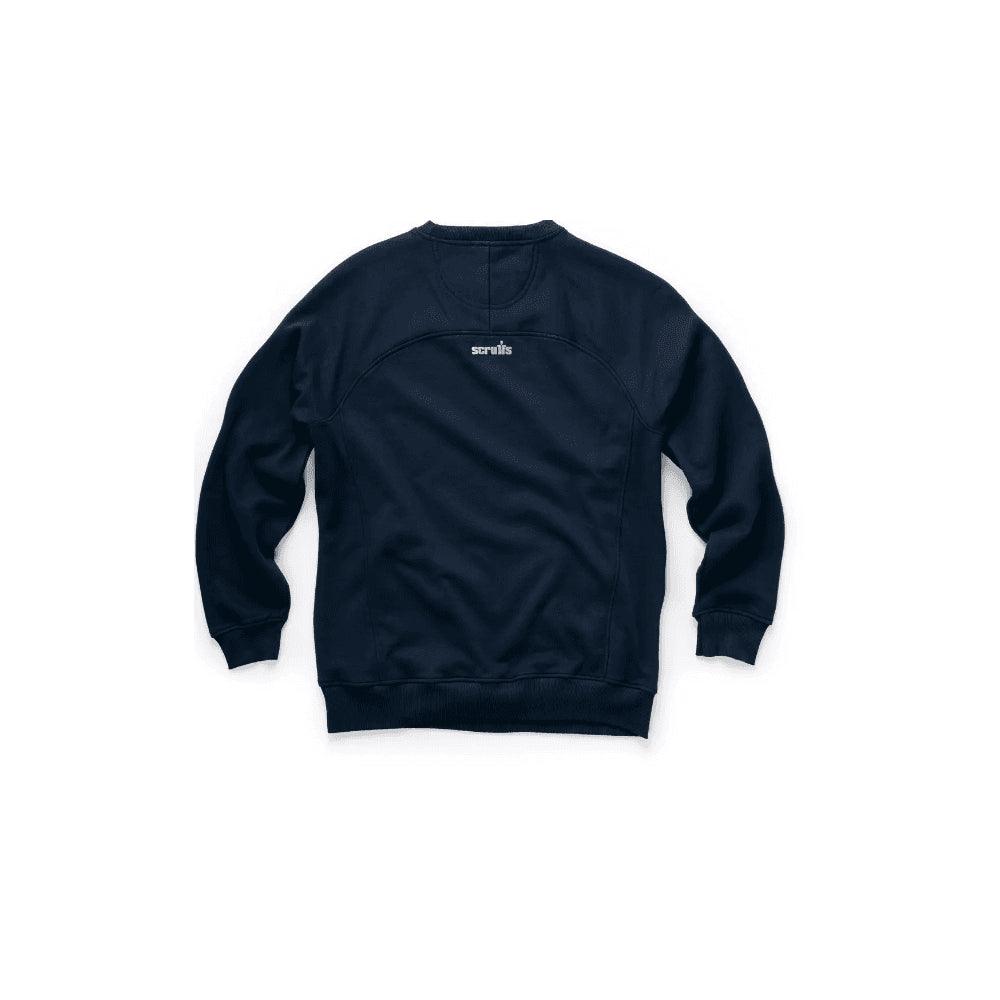Scruffs Mens Trade Work Sweatshirt / Jumper - Pockets - S-XXL - Blue/Navy - Toi ‘n’ Moi Ltd