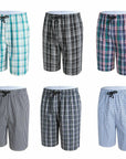 100% Cotton Mens Lounge Shorts Pyjamas Bottoms Night Sleepwear with Pockets - Toi ‘n’ Moi Ltd