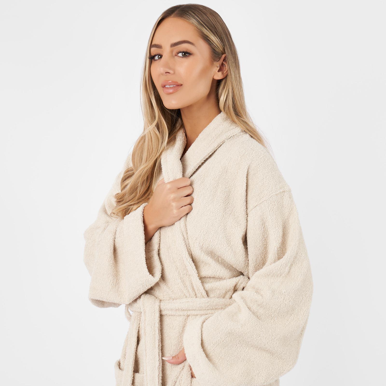 Brentfords Luxury 100% Cotton Bath Robe Terry Towel Soft Dressing Gown Unisex - Toi ‘n’ Moi Ltd