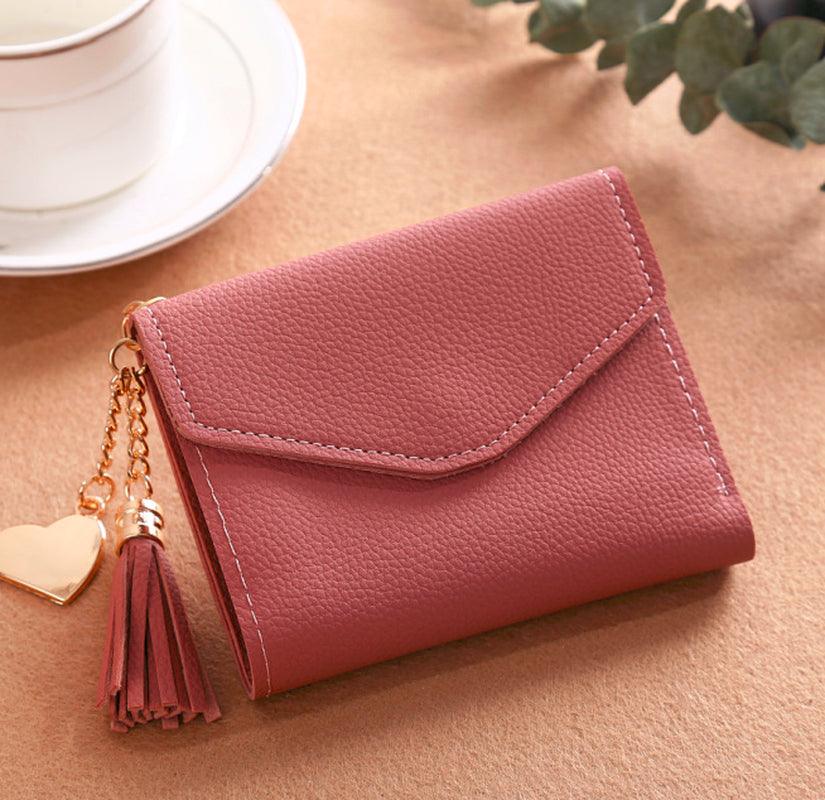 Women Ladies Leather Small Mini Wallet Card Key Holder Cash Coin Purse Clutchbag - Toi ‘n’ Moi Ltd