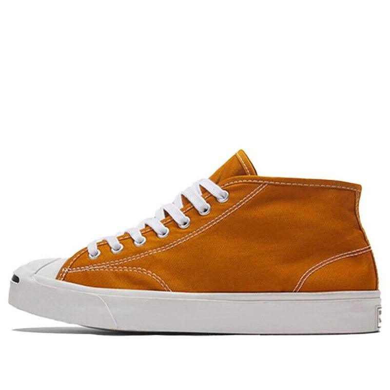 Converse Unisex Jack Purcell Mid Trainers / Saffron Orange / RRP £70 - Toi ‘n’ Moi Ltd