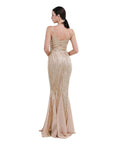 Gold Evening Gown - Toi ‘n’ Moi Ltd