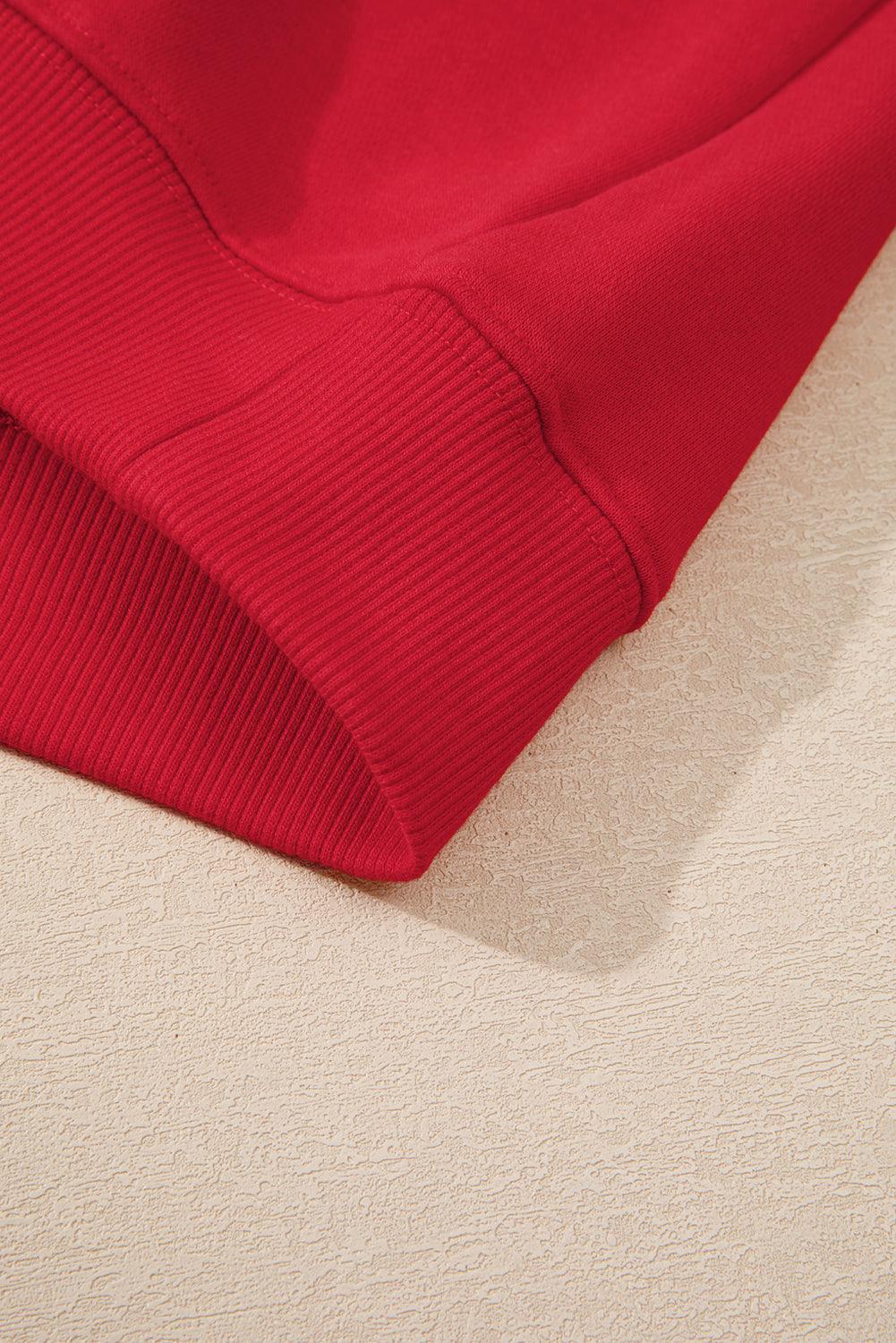 Black Solid Crew Neck Drop Shoulder Plus Size Sweatshirt - Toi ‘n’ Moi Ltd