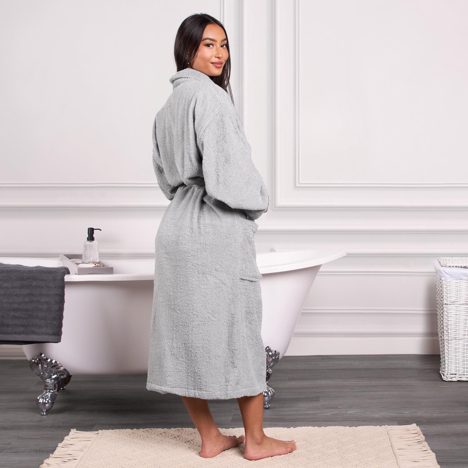 Brentfords Luxury 100% Cotton Bath Robe Terry Towel Soft Dressing Gown Unisex - Toi ‘n’ Moi Ltd