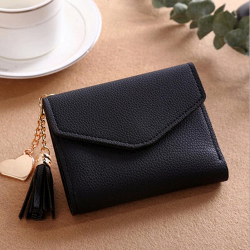 Women Ladies Leather Small Mini Wallet Card Key Holder Cash Coin Purse Clutchbag - Toi ‘n’ Moi Ltd
