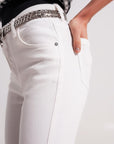 Flared Jeans in White
