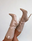 Knee High Pointed Boots